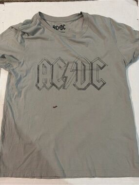 Lucky Brand Men’s Light Gray AC/DC Graphic Tee